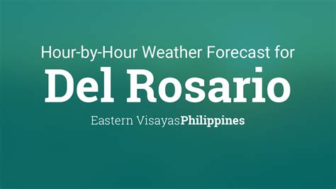 Hourly Weather Forecast for Rosario .